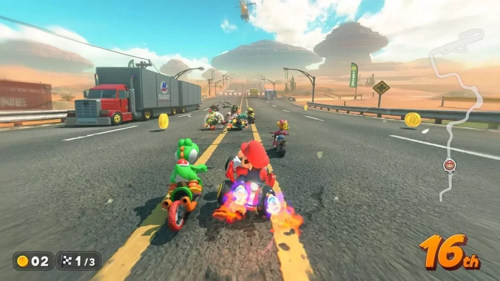 Chaotisches 24-Spieler-Rennen in Mario Kart World Nintendo Switch 2