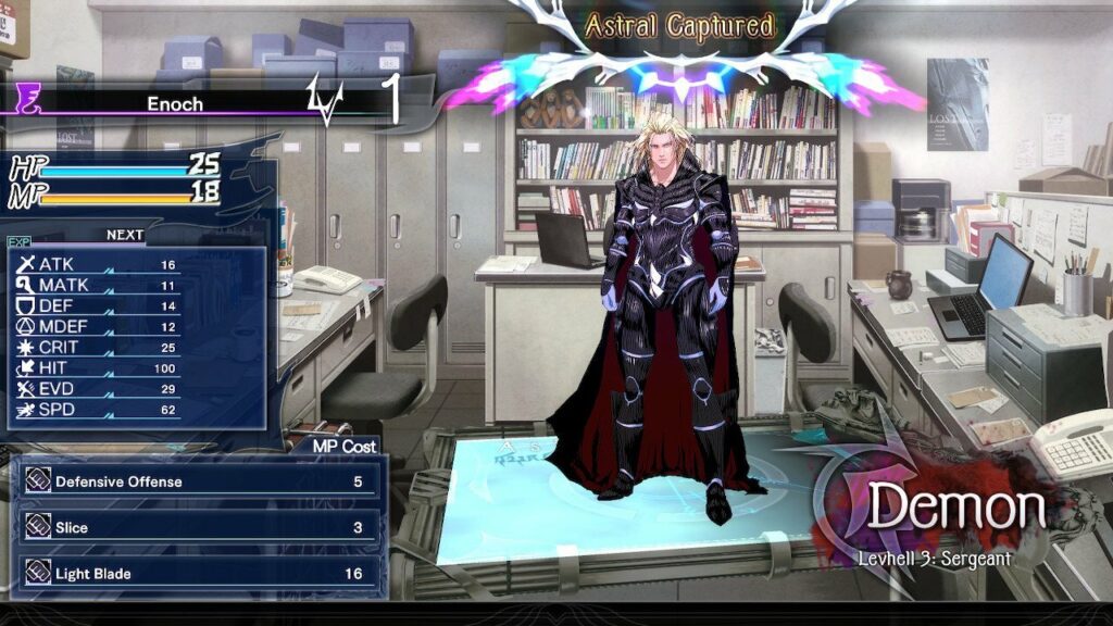 Dämonenfang-Szene aus The Lost Child mit Capture-Mechanik, ein unbekanntes JRPG für Nintendo Switch