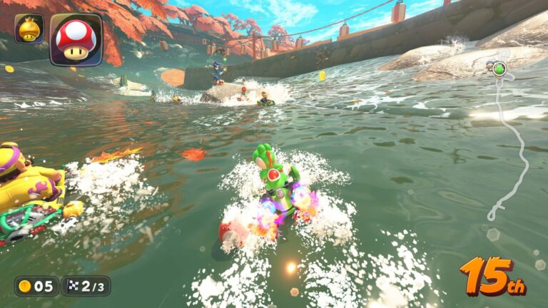 Grafische Details und Effekte in Mario Kart World auf Nintendo Switch 2