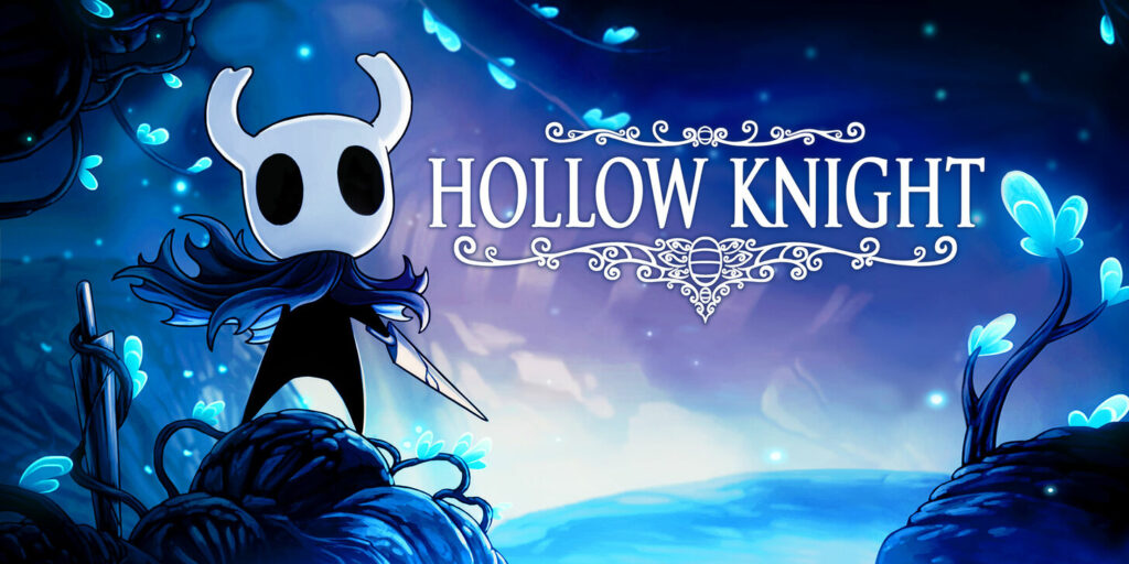 Hollow Knight Jump'n'Run Nintendo Switch Gameplay mit dem kleinen Ritter in der düsteren Welt von Hallownest