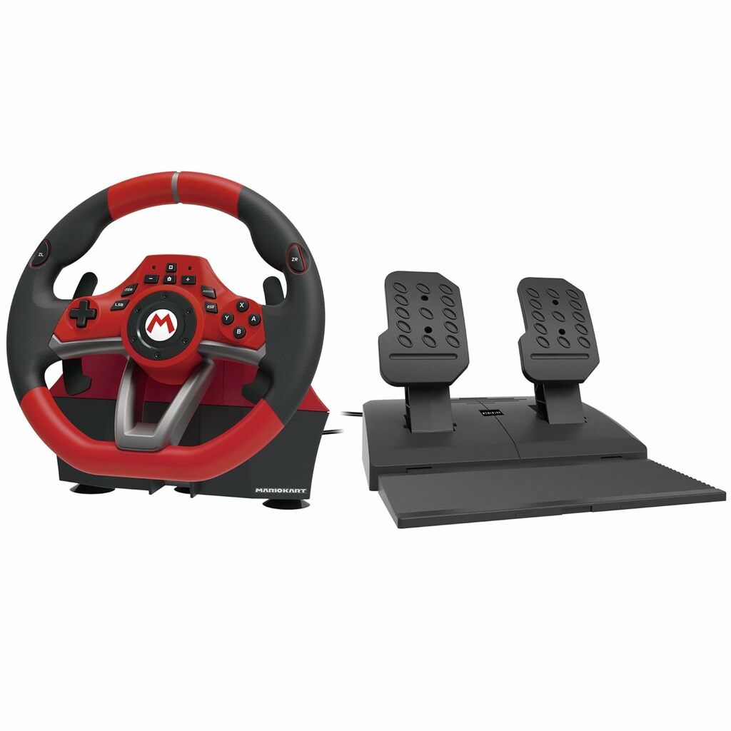 Hori Mario Kart Racing Wheel Pro Deluxe im Einsatz mit Mario Kart World Racing Whelen Vergleich Gameplay