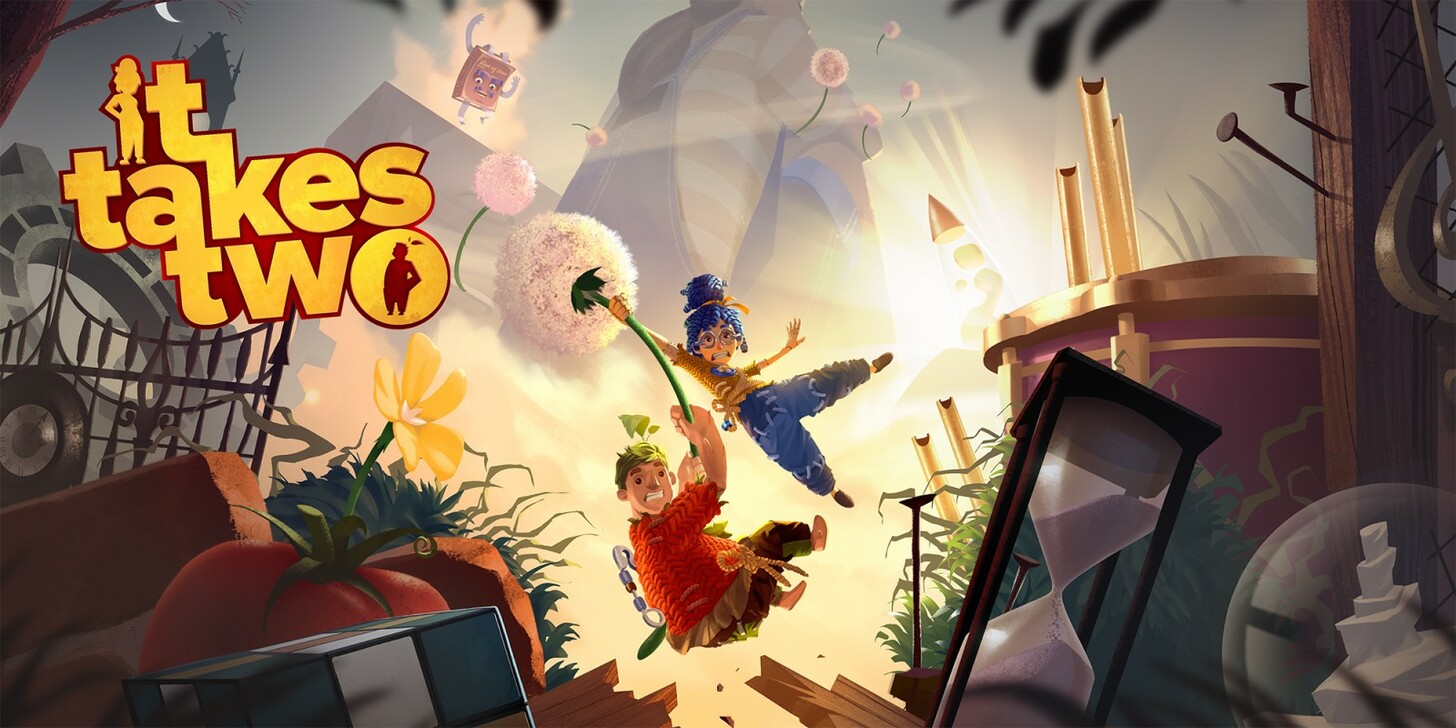 It Takes Two Nintendo Switch Gameplay mit Cody und May in einer fantasievollen Spielwelt