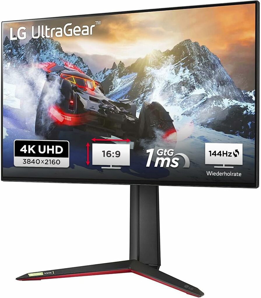 LG 27GP950-B 4K Monitor mit Nintendo Switch und Breath of the Wild 2, einer der beste Gaming-Monitore für Nintendo Switch 1 und Switch 2