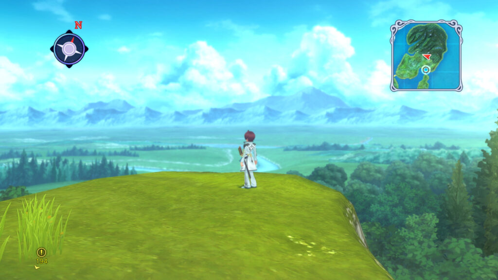 Landschaft in Tales of Graces F Remastered mit verbesserter Grafik