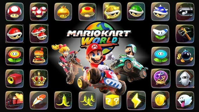 Neue Items und Power-ups in Mario Kart World Nintendo Switch 2