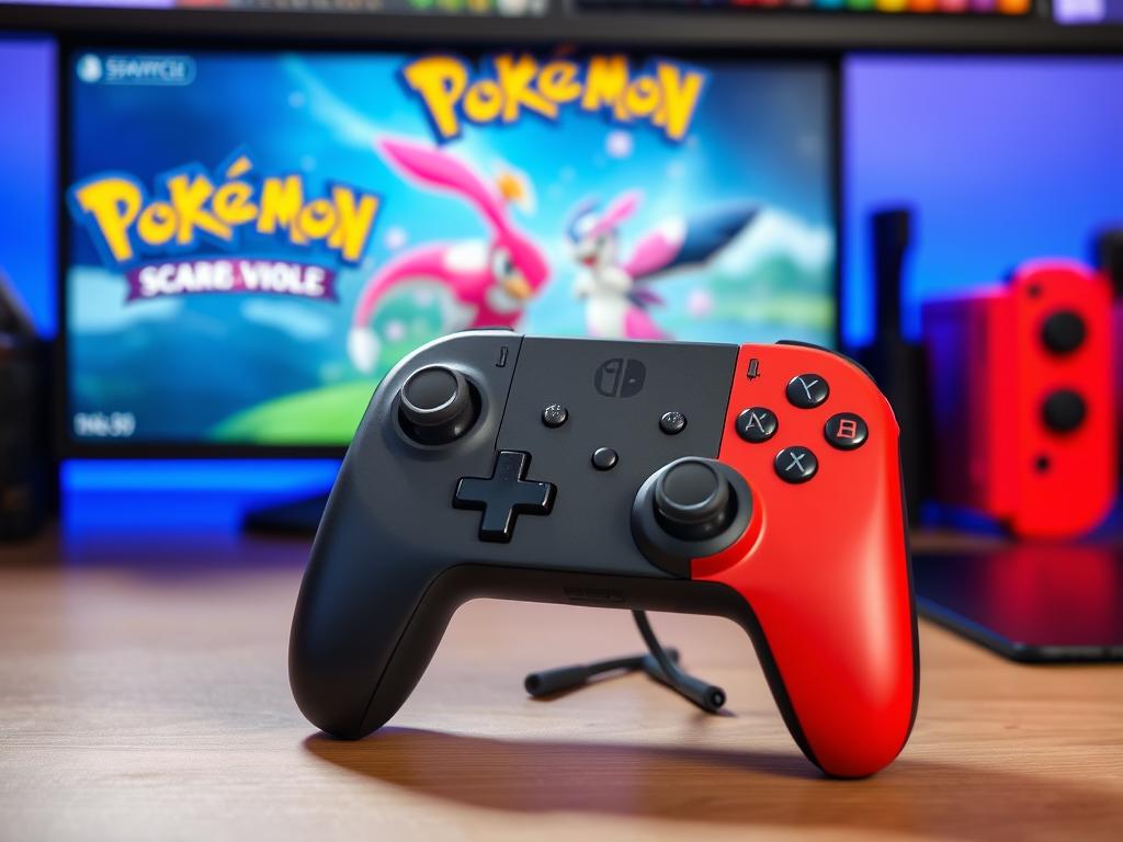Nintendo Switch Pro Controller für Pokémon Karmesin & Purpur-Setup Nintendo Switch Pro Controller für Pokémon Karmesin & Purpur-Setup