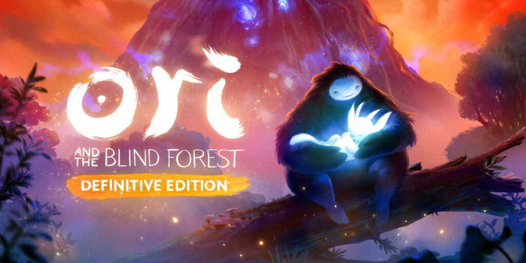 Ori and the Blind Forest Jump'n'Run Nintendo Switch Gameplay mit Ori in einer magischen Waldszene