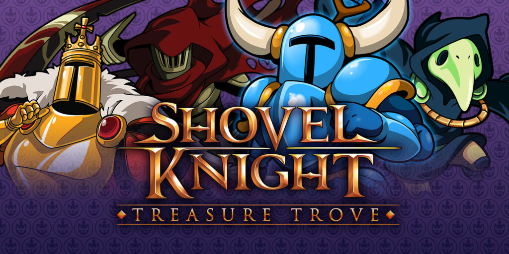 Shovel Knight Treasure Trove Jump'n'Run Nintendo Switch Gameplay mit Shovel Knight in einem 8-bit Level