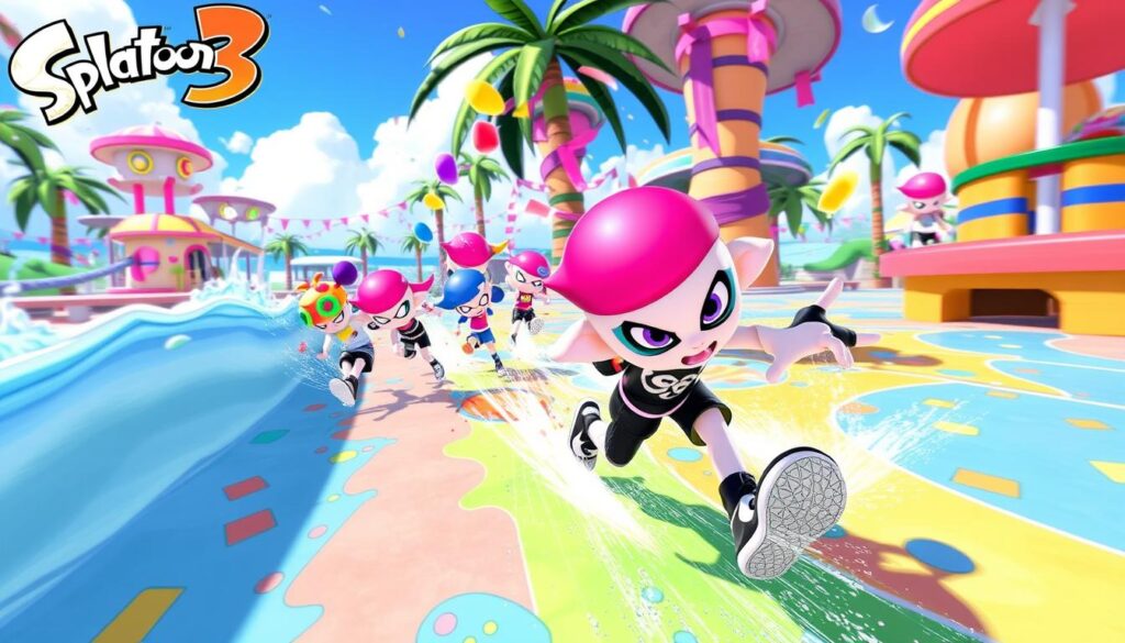 Splatoon 3 Farbschlacht im Sommer-Setting - beste Nintendo Switch Spiele Sommer Splatoon 3 Farbschlacht im Sommer-Setting - beste Nintendo Switch Spiele Sommer