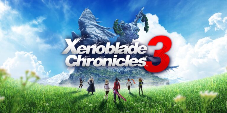 Xenoblade Chronicles 3 Gameplay mit Charakteren in einer epischen Schlacht - beste JRPGs Nintendo Switch
