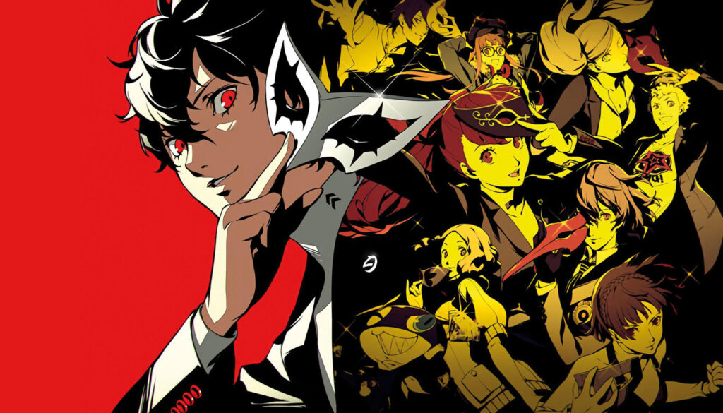 Persona 5 Royal Charaktere in stylischem Artwork beste JRPGs Nintendo-Switch