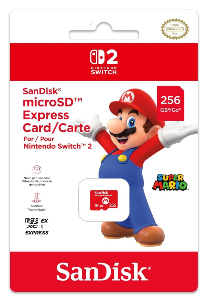 Super Mario Speicherkarte Nintendo Switch 2