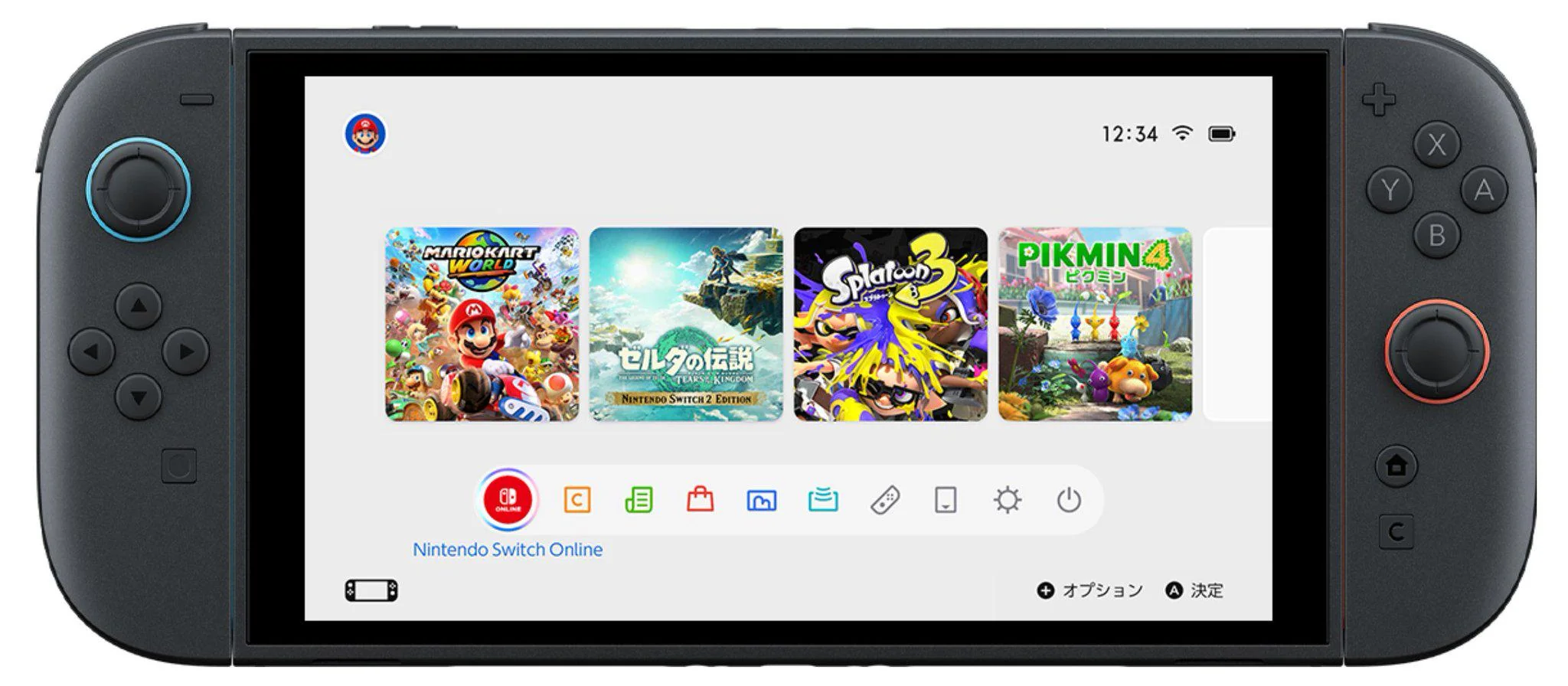Nintendo Switch 2 Menü