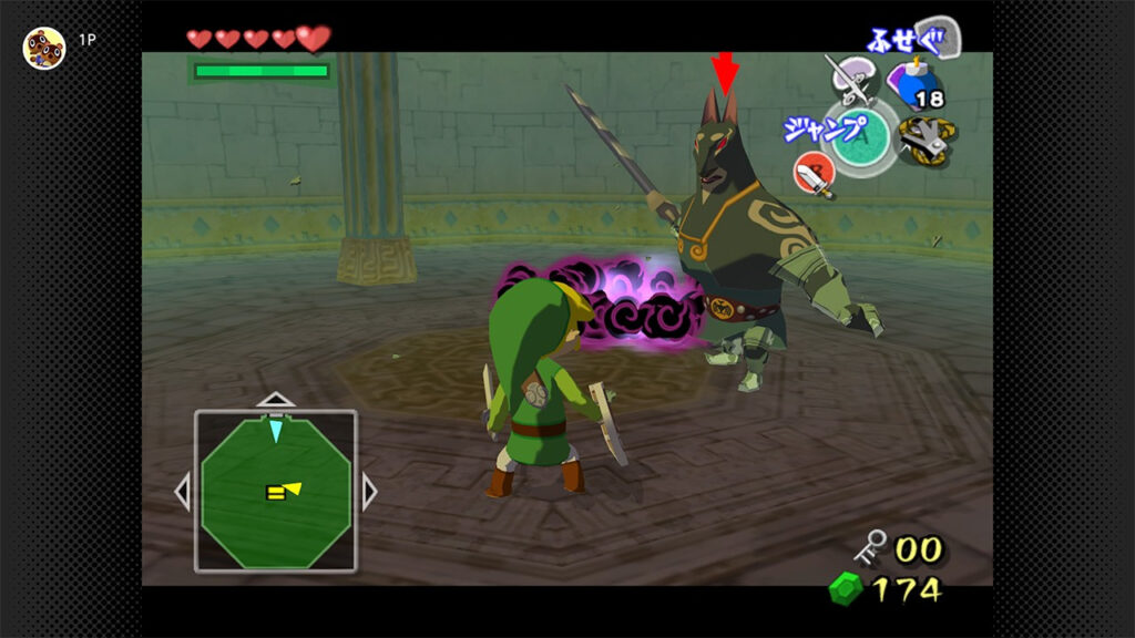 The Legend of Zelda: The Wind Waker Kampf gegen Gegner