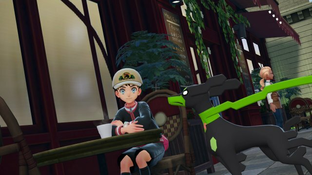 Musikalische Darbietung in einem Café in Illumina City