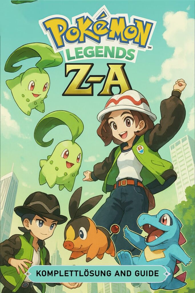 Offizieller Strategie-Guide für Pokemon Legenden: Z-A mit Tipps und Karten