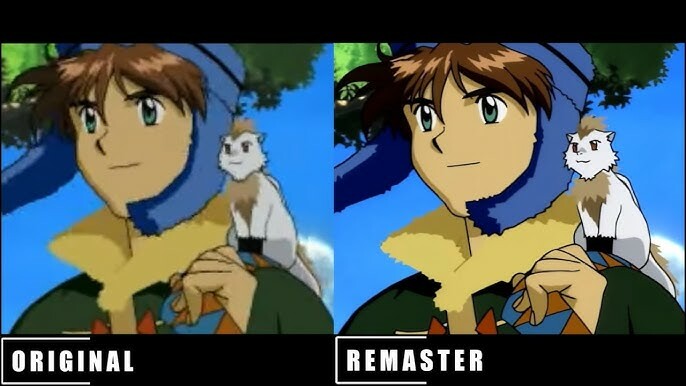 Vergleich zwischen Original und Remastered Version von Lunar Silver Star Story