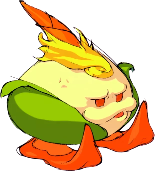 Breath of Fire 3 Charakter Peco, eine pflanzliche Kreatur